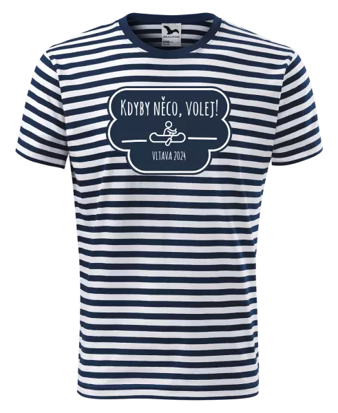 Pánské vodácké tričko Kdyby něco, volej