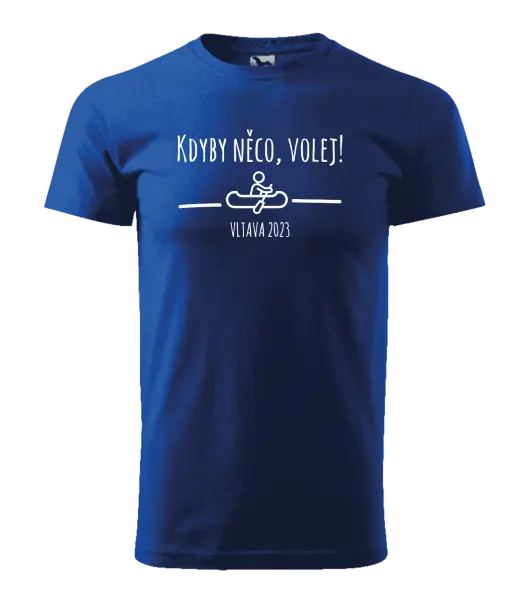 Pánské vodácké tričko Kdyby něco, volej