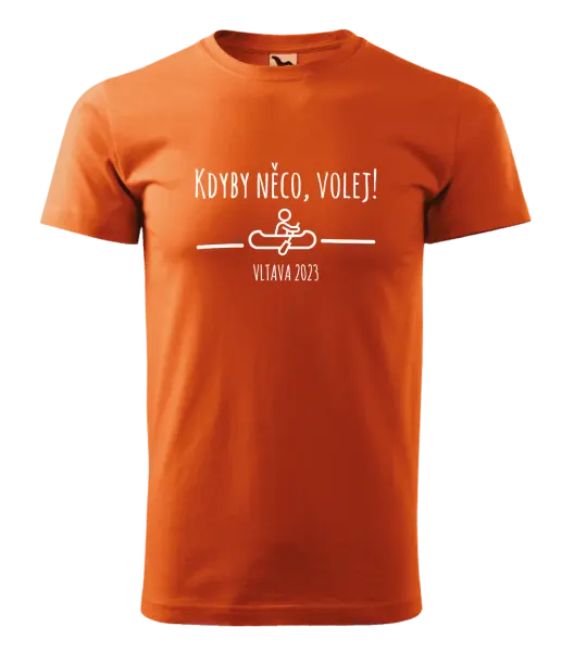 Pánské vodácké tričko Kdyby něco, volej