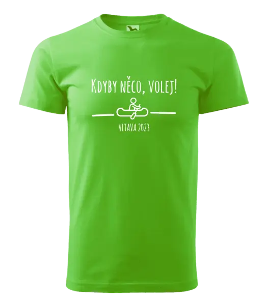 Pánské vodácké tričko Kdyby něco, volej