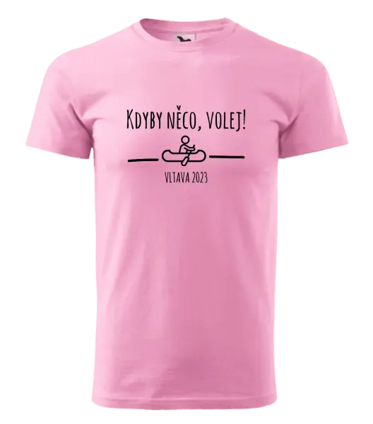 Pánské vodácké tričko Kdyby něco, volej