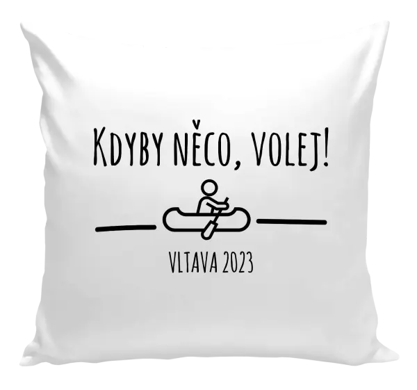 Polštář Kdyby něco, volej