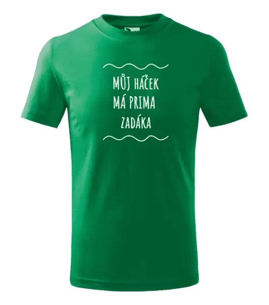 Dětské vodácké tričko Můj háček má prima zadáka