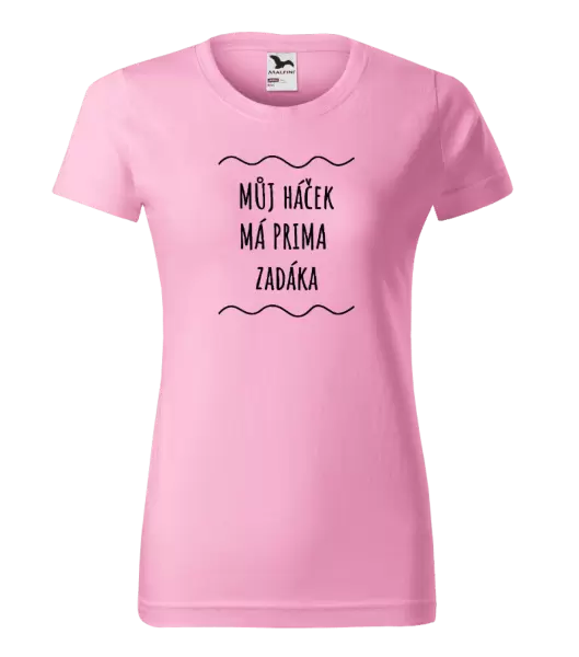 Dámské vodácké tričko Můj háček má prima zadáka