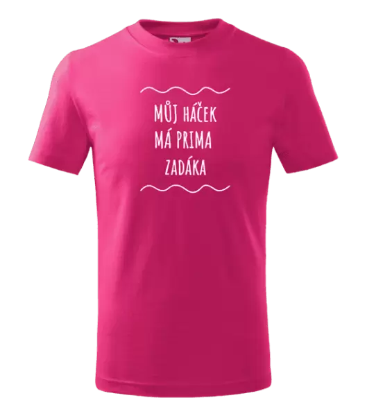 Dětské vodácké tričko Můj háček má prima zadáka