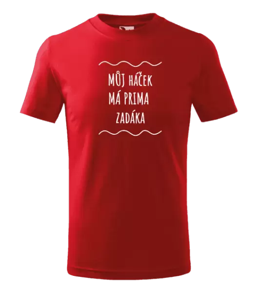 Dětské vodácké tričko Můj háček má prima zadáka