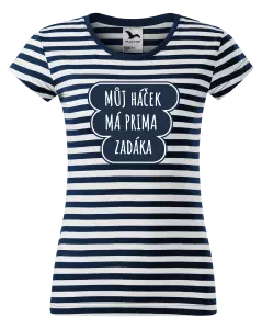 Dámské vodácké tričko Můj háček má prima zadáka