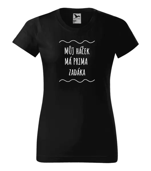 Dámské vodácké tričko Můj háček má prima zadáka