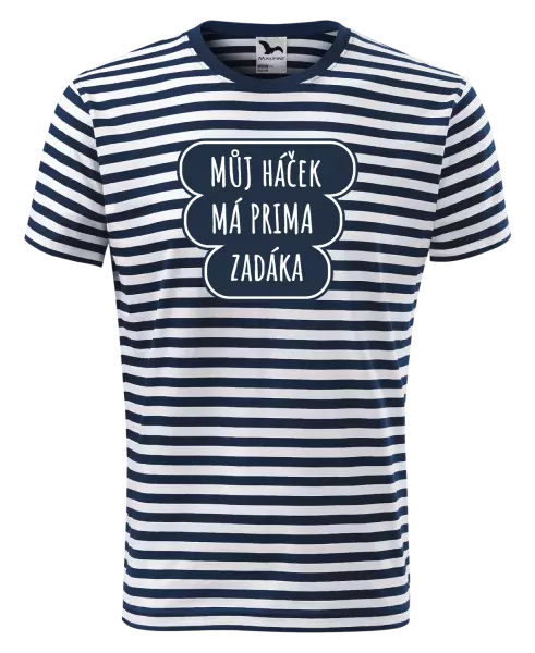 Pánské vodácké tričko Můj háček má prima zadáka