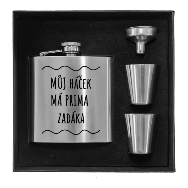 Placatka v krabičce Můj háček má prima zadáka