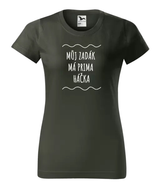 Dámské vodácké tričko Můj zadák má prima háčka