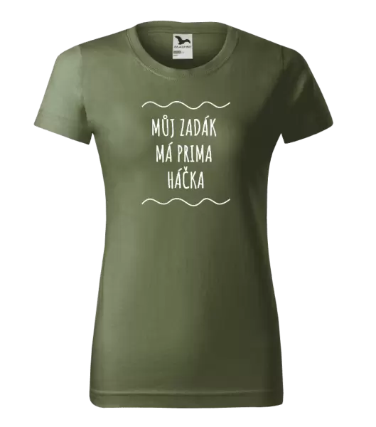 Dámské vodácké tričko Můj zadák má prima háčka