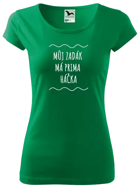 Dámské vodácké tričko Můj zadák má prima háčka