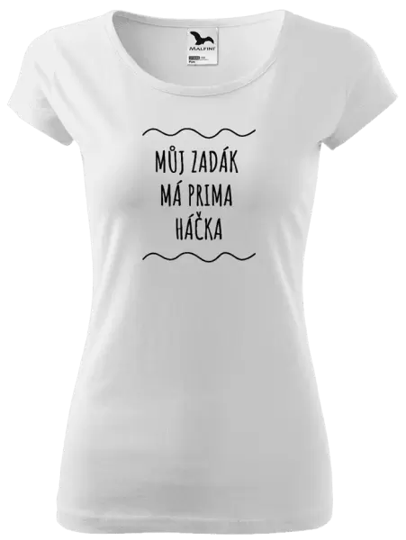 Dámské vodácké tričko Můj zadák má prima háčka