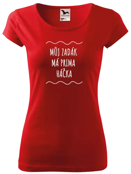 Dámské vodácké tričko Můj zadák má prima háčka