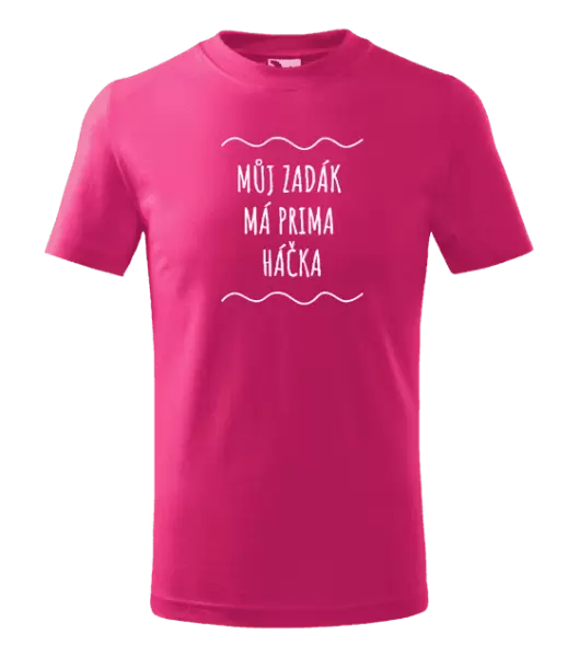 Dětské vodácké tričko Můj zadák má prima háčka