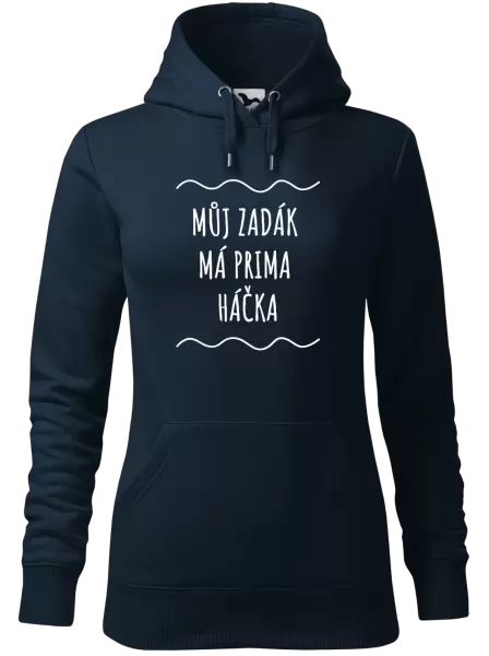 Dámská vodácká mikina Můj zadák má prima háčka