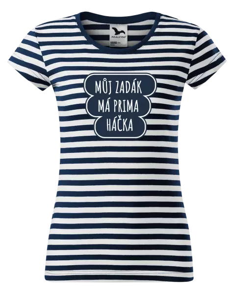 Dámské vodácké tričko Můj zadák má prima háčka