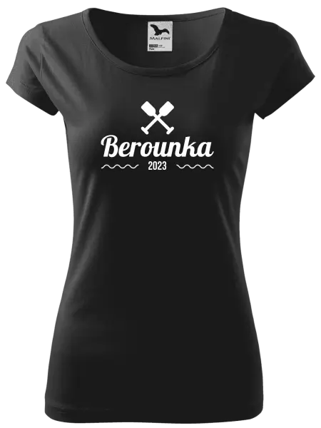 Dámské vodácké tričko Název řeky a rok