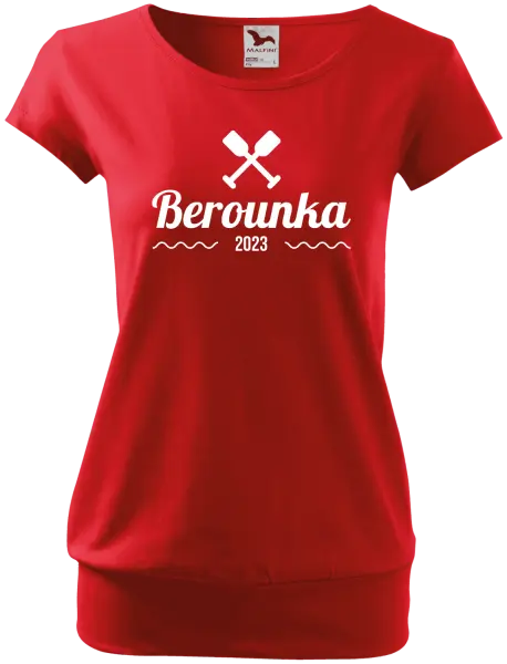 Dámské vodácké tričko Název řeky a rok