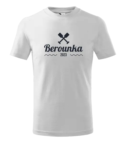 Dětské vodácké tričko Název řeky a rok