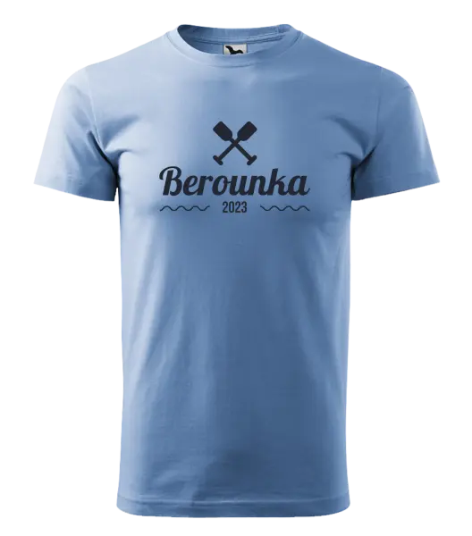 Pánské vodácké tričko Název řeky a rok