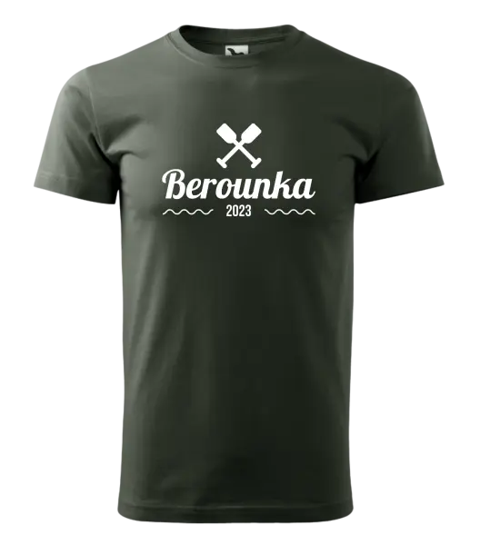 Pánské vodácké tričko Název řeky a rok