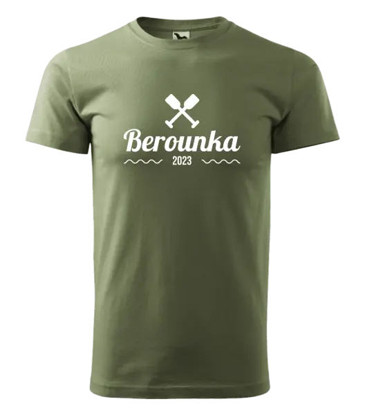 Pánské vodácké tričko Název řeky a rok