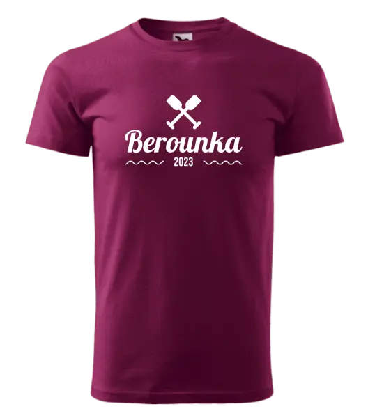 Pánské vodácké tričko Název řeky a rok