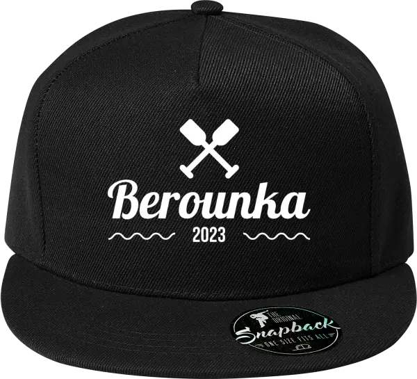 Snapback kšiltovka Název řeky a rok