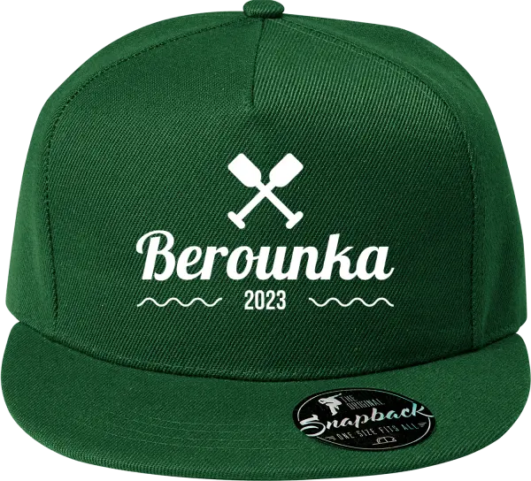 Snapback kšiltovka Název řeky a rok