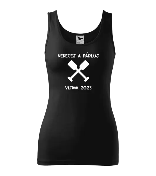 Dámské vodácké tílko Nekecej a pádluj