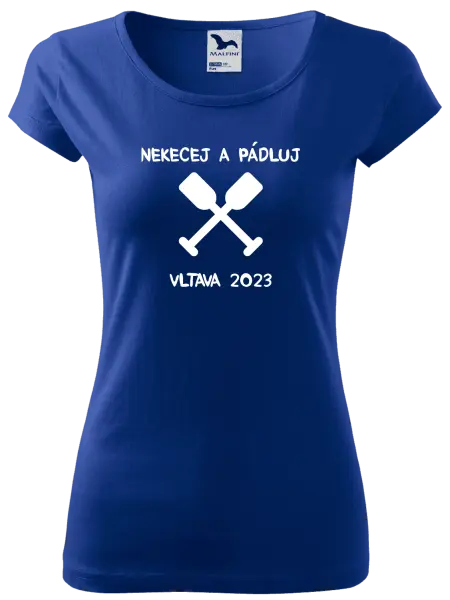 Dámské vodácké tričko Nekecej a pádluj