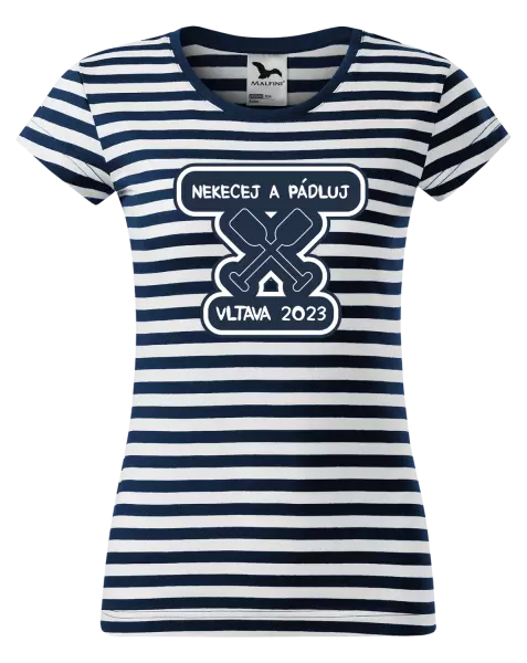 Dámské vodácké tričko Nekecej a pádluj