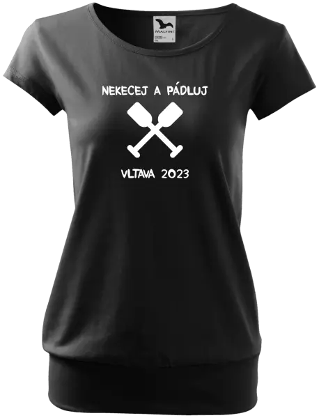 Dámské vodácké tričko Nekecej a pádluj