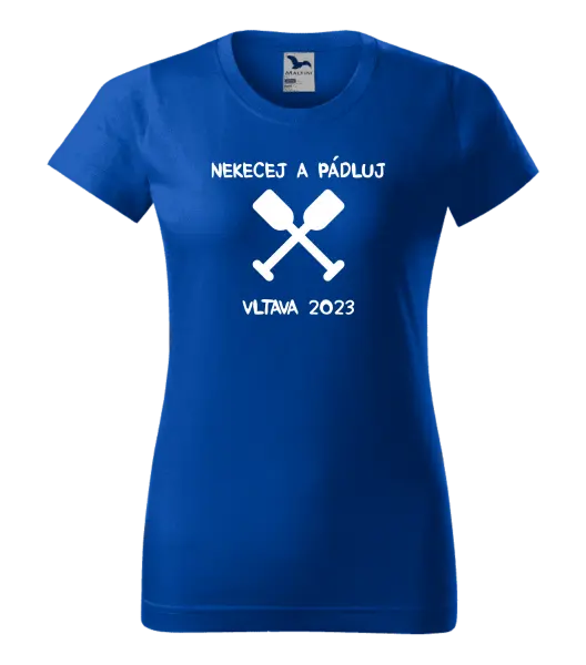 Dámské vodácké tričko Nekecej a pádluj