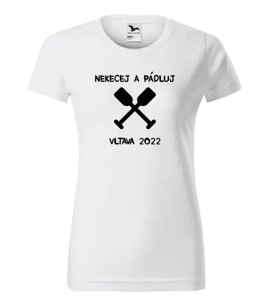 Dámské vodácké tričko Nekecej a pádluj