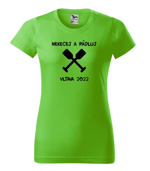 Dámské vodácké tričko Nekecej a pádluj