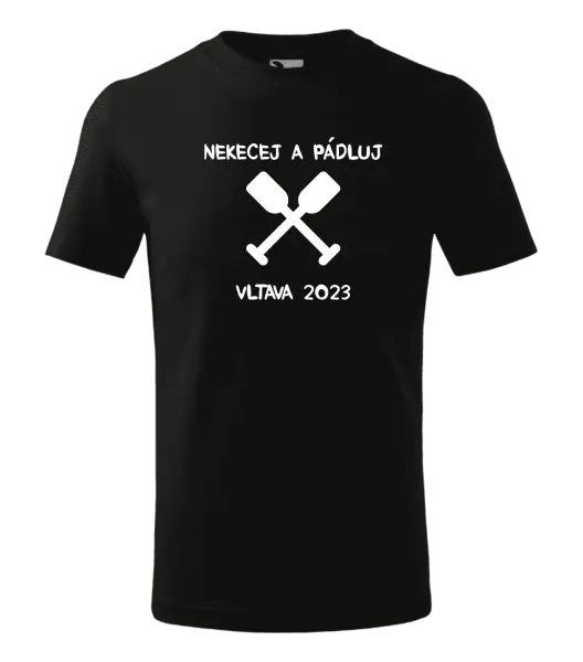 Dětské vodácké tričko Nekecej a pádluj