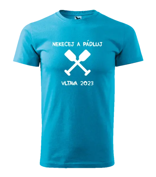 Pánské vodácké tričko Nekecej a pádluj
