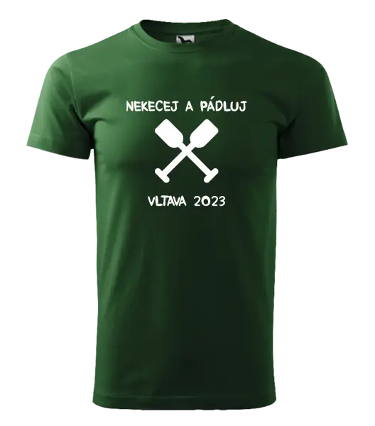Pánské vodácké tričko Nekecej a pádluj