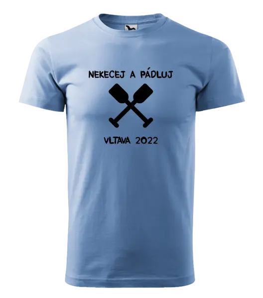 Pánské vodácké tričko Nekecej a pádluj