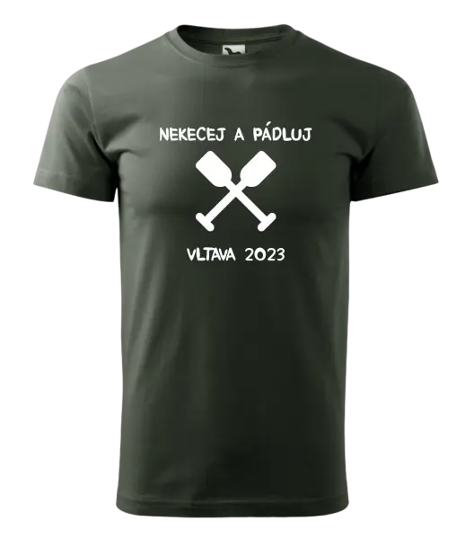 Pánské vodácké tričko Nekecej a pádluj