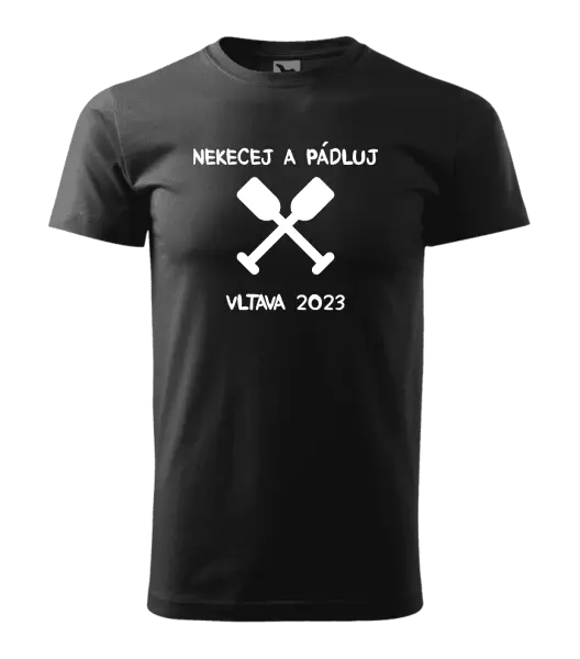 Pánské vodácké tričko Nekecej a pádluj