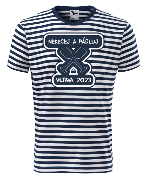 Pánské vodácké tričko Nekecej a pádluj