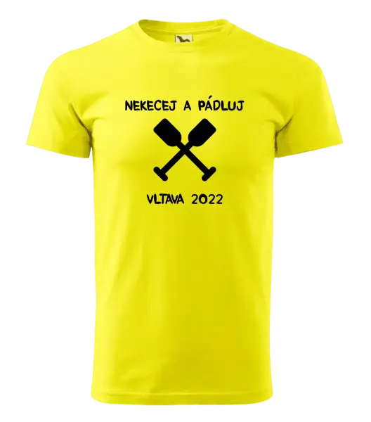 Pánské vodácké tričko Nekecej a pádluj