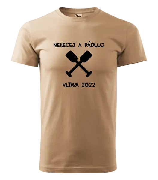 Pánské vodácké tričko Nekecej a pádluj