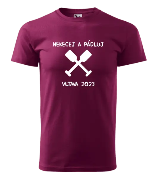 Pánské vodácké tričko Nekecej a pádluj