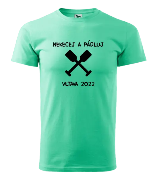 Pánské vodácké tričko Nekecej a pádluj