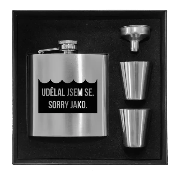 Placatka v krabičce Udělal jsem se. Sorry jako. 